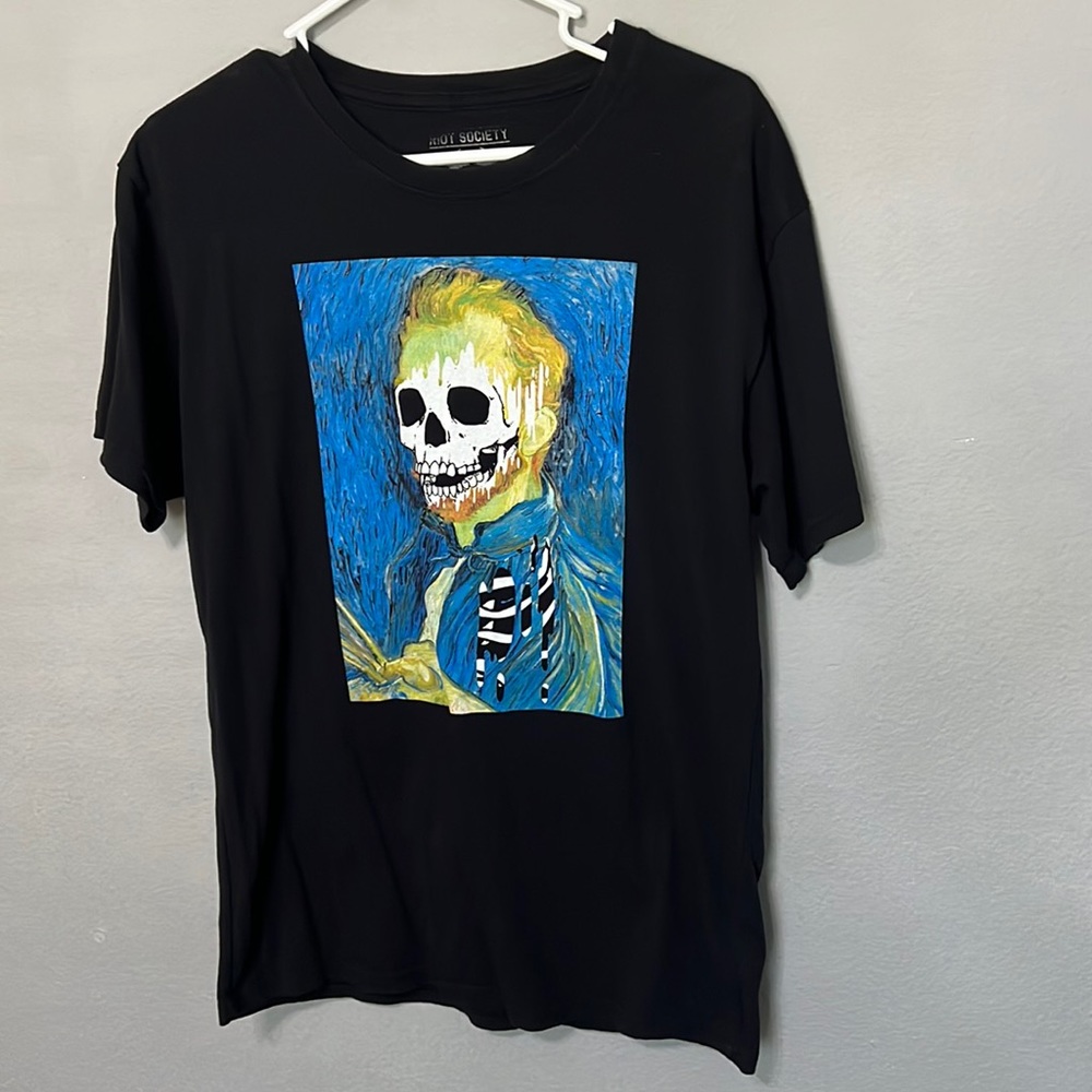 Painted skull
